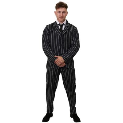 I Love Fancy Dress - Pinstripe Gangster Suit - 2XL - Costume I Love Fancy Dress - Pinstripe Gangster Suit - 2XL - Costume