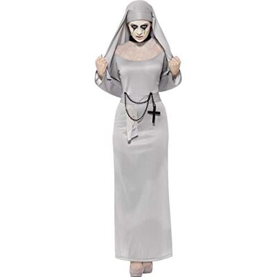 Smiffy's Gothic Nun Costume - Dress & Headpiece - Halloween Smiffy's Gothic Nun Costume - Dress & Headpiece - Halloween