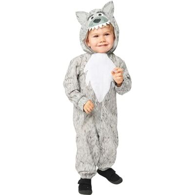 amscan 9916809 Baby World Book Day Wolf Hooded Jumpsuit Fancy Dress Costume Age: 6-12m amscan 9916809 Baby World Book Day Wolf Hooded Jumpsuit Fancy Dress Costume Age: 6-12m