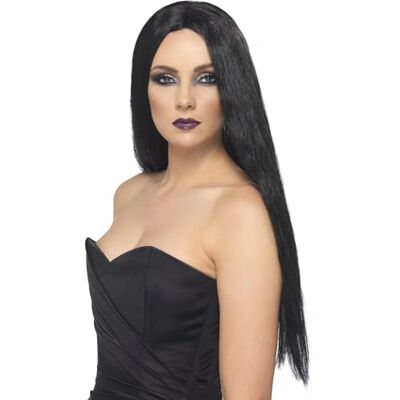 Smiffys Witch Wig, Black 61cm Long, Halloween Fancy Dress Accessory, Witch Dress Up Wigs Halloween Smiffys Witch Wig, Black 61cm Long, Halloween Fancy Dress Accessory, Witch Dress Up Wigs Halloween