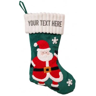 Van Der Linn Personalised Embroidered Christmas Santa Hat Deluxe Fluffy Adult Junior Hat Christmas Stockings Van Der Linn Personalised Embroidered Christmas Santa Hat Deluxe Fluffy Adult Junior Hat Christmas Stockings