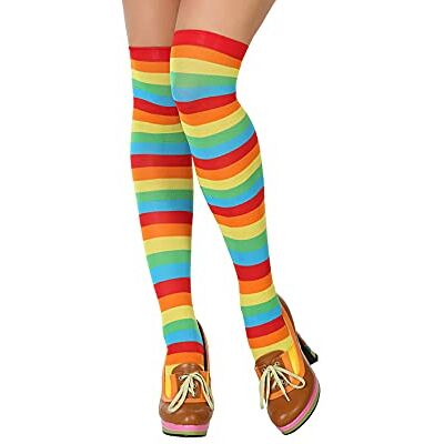 BigBuy Carnival Costume Stockings Multicolour - Accessory BigBuy Carnival Costume Stockings Multicolour - Accessory
