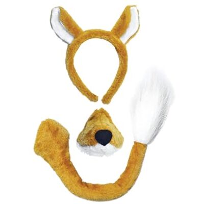 Bristol Novelty Fox Costume Accessory Set and Sound, Purple/Black Bristol Novelty Fox Costume Accessory Set and Sound, Purple/Black