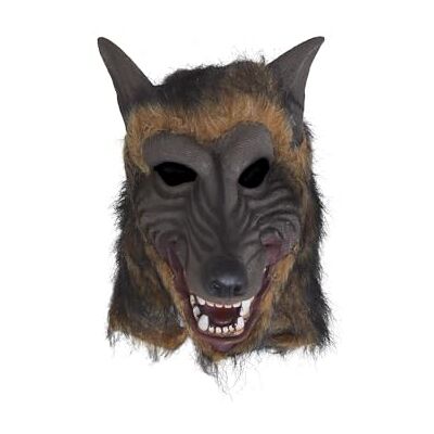 Bristol Novelty BM539 Wolf Mask, Unisex-Adult, One Size, Greyish Brown Bristol Novelty BM539 Wolf Mask, Unisex-Adult, One Size, Greyish Brown