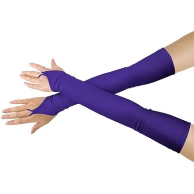 WZDD Girls' Boys' Adults' Halloween,Carnival party,Gothcostume,Dance accessory Makeup Fingerless Over Elbow Cosplay Costume Gloves WZDD Girls' Boys' Adults' Halloween,Carnival party,Gothcostume,Dance accessory Makeup Fingerless Over Elbow Cosplay Costume Gloves