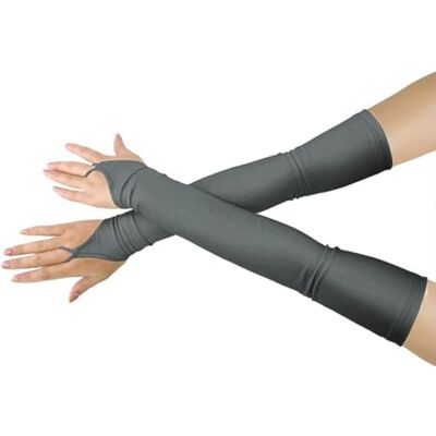 WZDD Girls' Boys' Adults' Halloween,Carnival party,Gothcostume,Dance accessory Makeup Fingerless Over Elbow Cosplay Costume Gloves WZDD Girls' Boys' Adults' Halloween,Carnival party,Gothcostume,Dance accessory Makeup Fingerless Over Elbow Cosplay Costume Gloves