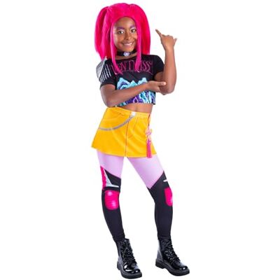 Rubies Official Netflix K-Pop Demon Hunters Mira Child Costume, Kids Fancy Dress, Size Age 7-8 Years Rubies Official Netflix K-Pop Demon Hunters Mira Child Costume, Kids Fancy Dress, Size Age 7-8 Years