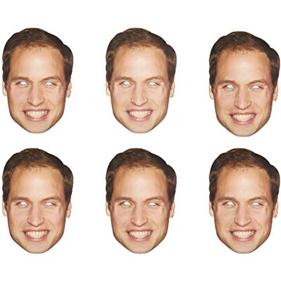 SHATCHI 20Pcs Prince William Royal Family Face Mask King’s Coronation Supplies Celebrities Face Masks UK Hen Night Stag Parties Fancy Dress Bulk Wholesale SHATCHI 20Pcs Prince William Royal Family Face Mask King’s Coronation Supplies Celebrities Face Masks UK Hen Night Stag Parties Fancy Dress Bulk Wholesale