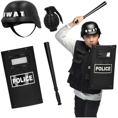 Boland 00443 SWAT Police Set for Children, Costume Accessories, Toys, Carnival, Theme Party Boland 00443 SWAT Police Set for Children, Costume Accessories, Toys, Carnival, Theme Party