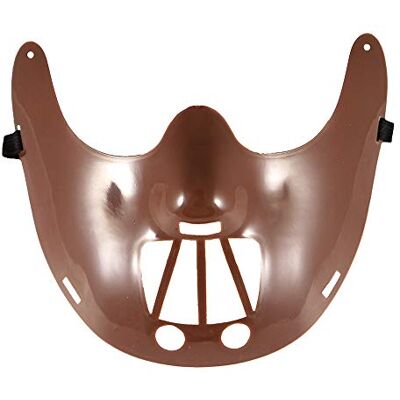 HENBRANDT Adult Hannibal Lecter Mask (Brown) HENBRANDT Adult Hannibal Lecter Mask (Brown)
