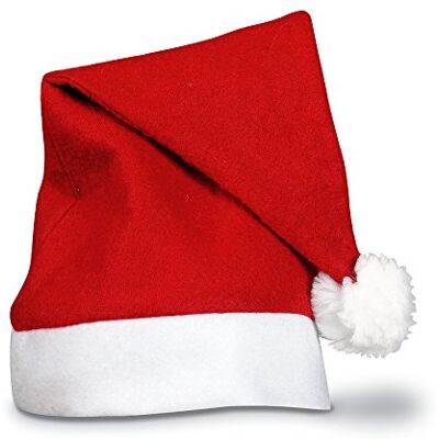 eBuyGB Pack of 10 Adults Unisex Festive Christmas Santa Hat (Red) eBuyGB Pack of 10 Adults Unisex Festive Christmas Santa Hat (Red)