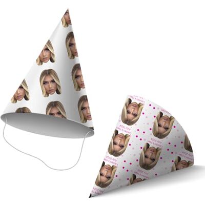 Beanprint Personalised Face Cutout Hats Party Accessory for Hen Parties, Stag Do, Birthdays (1 Hat) Beanprint Personalised Face Cutout Hats Party Accessory for Hen Parties, Stag Do, Birthdays (1 Hat)