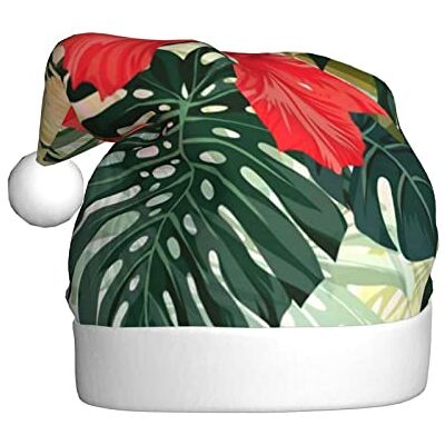 AROONS Summer Hawaiian Christmas Hat Adults Unisex Xmas Hat Santa Hat For Christmas Holiday Party New Year AROONS Summer Hawaiian Christmas Hat Adults Unisex Xmas Hat Santa Hat For Christmas Holiday Party New Year