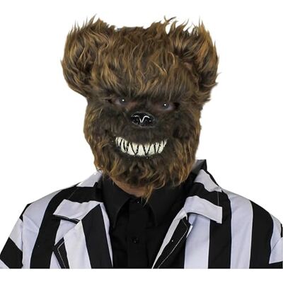 I LOVE FANCY DRESS Scary Brown Bear Mask with Fur and Teeth Halloween Fancy Dress Costume Accessory for Adults Pack Of 1 I LOVE FANCY DRESS Scary Brown Bear Mask with Fur and Teeth Halloween Fancy Dress Costume Accessory for Adults Pack Of 1