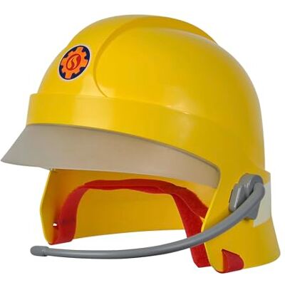 Simba 109252596 Fireman Sam Helmet, Umbrella and Sticker Glow in the Dark with Microphone, Foam Pads Inside, from 3 Years, Red Simba 109252596 Fireman Sam Helmet, Umbrella and Sticker Glow in the Dark with Microphone, Foam Pads Inside, from 3 Years, Red