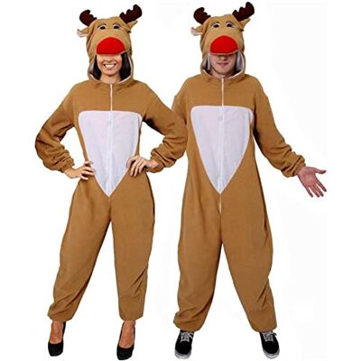 I Love Fancy Dress - Reindeer Onesie - XL - Costume I Love Fancy Dress - Reindeer Onesie - XL - Costume