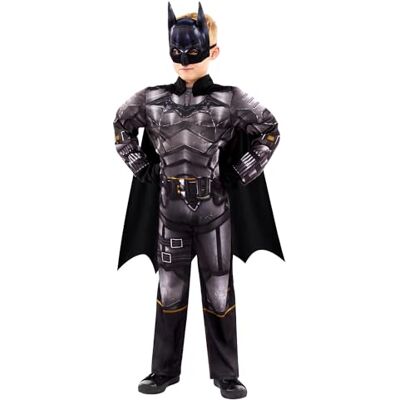 amscan Officially Licensed The Batman Movie Classic Kids Fancy Dress Costume Age: 3-12 Years amscan Officially Licensed The Batman Movie Classic Kids Fancy Dress Costume Age: 3-12 Years