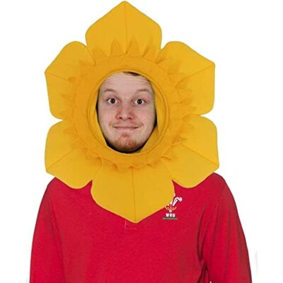 I LOVE FANCY DRESS Welsh Daffodil Hat Football Rugby Yellow Daffodil Hat With Attached Yellow Hood World Cup Fancy Dress Accessory Hat Wales Welsh Sport Supporter Hat I LOVE FANCY DRESS Welsh Daffodil Hat Football Rugby Yellow Daffodil Hat With Attached Yellow Hood World Cup Fancy Dress Accessory Hat Wales Welsh Sport Supporter Hat