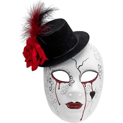 W WIDMANN MILANO Party Fashion Adult Face Mask Killer Clown Accessory Halloween Carnival W WIDMANN MILANO Party Fashion Adult Face Mask Killer Clown Accessory Halloween Carnival