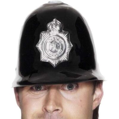Stylex Party Smiffy's Cops 'N' Robbers Black Plastic Police Helmet Stylex Party Smiffy's Cops 'N' Robbers Black Plastic Police Helmet