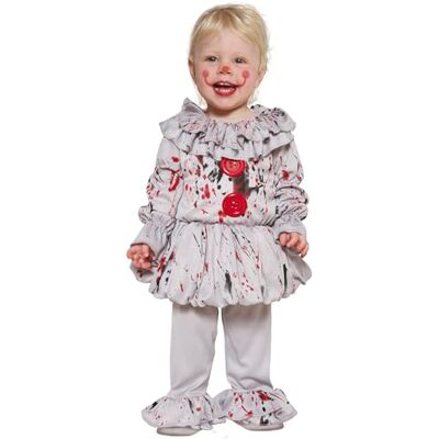 FIESTAS GUIRCA Baby Bad Clown Fancy Dress Costume Toddler Trousers and Dress Unisex Halloween Costumes for Children Ideal for Fancy Dress Parties and Celebrations FIESTAS GUIRCA Baby Bad Clown Fancy Dress Costume Toddler Trousers and Dress Unisex Halloween Costumes for Children Ideal for Fancy Dress Parties and Celebrations