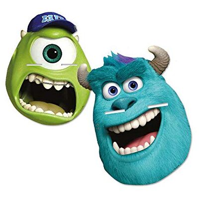 amscan International Disney Monster University 4 Face Masks amscan International Disney Monster University 4 Face Masks