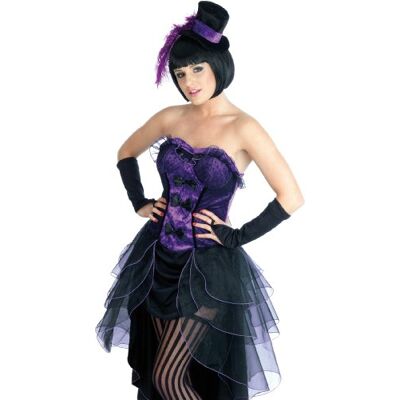 Fun Shack Burlesque Purple Adult Fancy Dress Costume S Fun Shack Burlesque Purple Adult Fancy Dress Costume S