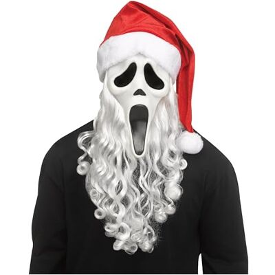 Fun World Ghost Face Santa Mask Fun World Ghost Face Santa Mask