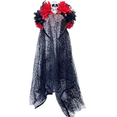 WRWIZDR Halloween Skull Hairband with Veil Adult Cosplay Dark Series Hairhoop Adult Halloween Headband Accessories Party Cosplay Accessory Festival Props WRWIZDR Halloween Skull Hairband with Veil Adult Cosplay Dark Series Hairhoop Adult Halloween Headband Accessories Party Cosplay Accessory Festival Props