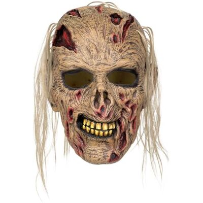 Boland 97609 Zombie Head Mask Latex with Hair, Horror Mask for Costumes, Halloween and Carnival, Skull Boland 97609 Zombie Head Mask Latex with Hair, Horror Mask for Costumes, Halloween and Carnival, Skull