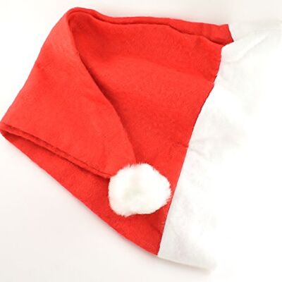 Komonee 100 x Festive/Christmas/Xmas Felt Santa Hats Bulk Buy Traditional Holiday Party Costume Accessories Komonee 100 x Festive/Christmas/Xmas Felt Santa Hats Bulk Buy Traditional Holiday Party Costume Accessories