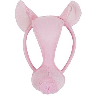 Bristol Novelty Pink Pig Mask with Sound on Headband (1 Pc) Adorable Design, Perfect Accessory for Halloween, Parties, World Book Day, Cosplay, & More Halloween Halloween Bristol Novelty Pink Pig Mask with Sound on Headband (1 Pc) Adorable Design, Perfect Accessory for Halloween, Parties, World Book Day, Cosplay, & More Halloween Halloween