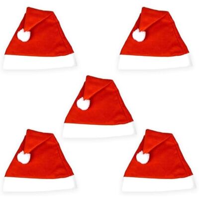 1ABOVE 5pk Christmas Santa Hat for Adults & Kids Christmas Party Hats for Adults, Christmas Eve Gifts New Year Festive Holiday Party Supplies (5 PACK) 1ABOVE 5pk Christmas Santa Hat for Adults & Kids Christmas Party Hats for Adults, Christmas Eve Gifts New Year Festive Holiday Party Supplies (5 PACK)