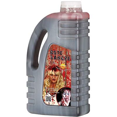 FIESTAS GUIRCA Fake Blood Bottle (33.8 oz) Latex Makeup for Horror and Scary Fancy Dress Ideal for Halloween, Carnival and Horror Movie Parties Suitable for All Users Red FIESTAS GUIRCA Fake Blood Bottle (33.8 oz) Latex Makeup for Horror and Scary Fancy Dress Ideal for Halloween, Carnival and Horror Movie Parties Suitable for All Users Red