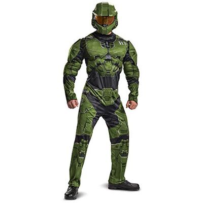 Disguise Halo Infinite Master Chief Adult Fancy Dress Costume Large/X-Large Disguise Halo Infinite Master Chief Adult Fancy Dress Costume Large/X-Large