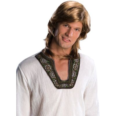 Rubies Official 70's Guy Wig Blonde, Adult Costume One Size Halloween Rubies Official 70's Guy Wig Blonde, Adult Costume One Size Halloween