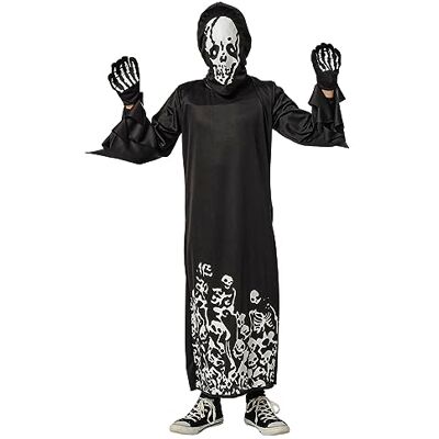 Rubie's Skull Fluorescent Costume - 8-10 years - Costume Rubie's Skull Fluorescent Costume - 8-10 years - Costume