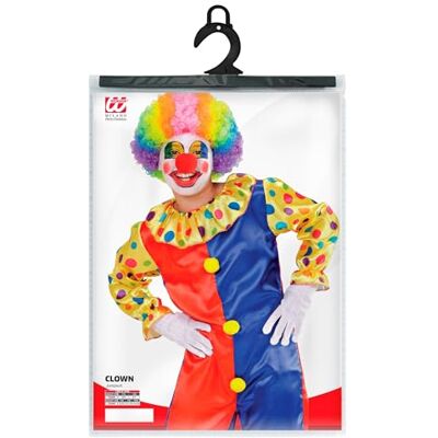Widmann Red Blue Clown Costume for Kids & Teens - Costume Widmann Red Blue Clown Costume for Kids & Teens - Costume