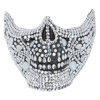 Smiffys 52843 Skull Half-Face Mask - Mask Smiffys 52843 Skull Half-Face Mask - Mask