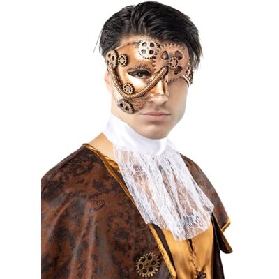 Funidelia Steampunk Half Mask for man. Costume accessories for adults Funidelia Steampunk Half Mask for man. Costume accessories for adults