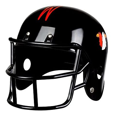 Boland 01393 – American Football Helmet for Adults, Super Bowl, Rugby, Sports, Headwear, Accessory, Themed Party, Carnival, black, one size Boland 01393 – American Football Helmet for Adults, Super Bowl, Rugby, Sports, Headwear, Accessory, Themed Party, Carnival, black, one size