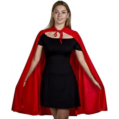 I Love Fancy Dress - Red Superhero Cape - One size - Tie neck - Cape I Love Fancy Dress - Red Superhero Cape - One size - Tie neck - Cape