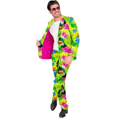 Fato divertido de festa verde tropical fashion para homens - Clothing Fato divertido de festa verde tropical fashion para homens - Clothing