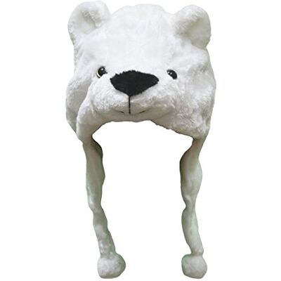 Petitebelle Unisex Party Hat (Polar Bear, One Size) Petitebelle Unisex Party Hat (Polar Bear, One Size)