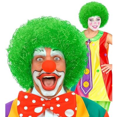 W WIDMANN MILANO Party Fashion Clown Green Wig for Hair Accessory Fancy Dress W WIDMANN MILANO Party Fashion Clown Green Wig for Hair Accessory Fancy Dress