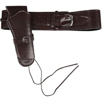 SKYTE ® Adult Authentic Cowboy Holster and Belt Costume Accessory Set Perfect for Fancy Dress, Gun Holster Brown SKYTE ® Adult Authentic Cowboy Holster and Belt Costume Accessory Set Perfect for Fancy Dress, Gun Holster Brown