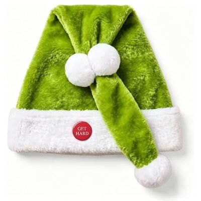 Generic Animated Naughty Santa Hat for Adults Moving Christmas Party Cap Button Activated Swinging Santa Hat, Novelty Holiday Costume Accessory for Christmas Parties and Novelty Cosplay Accessory Generic Animated Naughty Santa Hat for Adults Moving Christmas Party Cap Button Activated Swinging Santa Hat, Novelty Holiday Costume Accessory for Christmas Parties and Novelty Cosplay Accessory