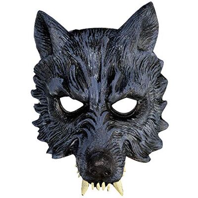 amscan 848711-55 Halloween Werewolf EVA Half Mask Adult Size amscan 848711-55 Halloween Werewolf EVA Half Mask Adult Size