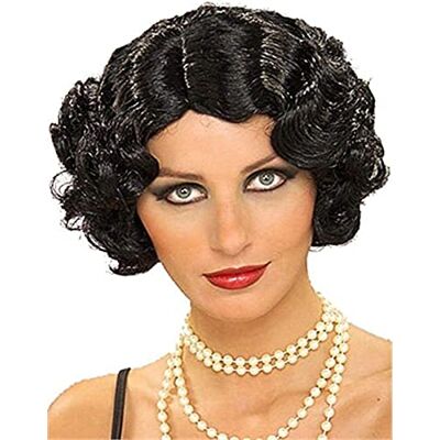 Rubies Forum Novelties BW918 Vintage Hollywood Wig, Black, One Size Rubies Forum Novelties BW918 Vintage Hollywood Wig, Black, One Size