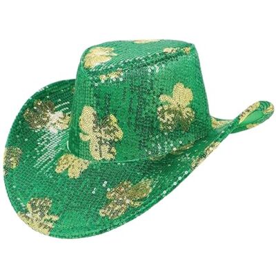 KTUXZCI Western Cowboy Hat St Patricks Day Party Hats Costumes Cosplay Fun Gatherings And Celebrations Which Is Lightweight Halloween Cosplay Costume KTUXZCI Western Cowboy Hat St Patricks Day Party Hats Costumes Cosplay Fun Gatherings And Celebrations Which Is Lightweight Halloween Cosplay Costume
